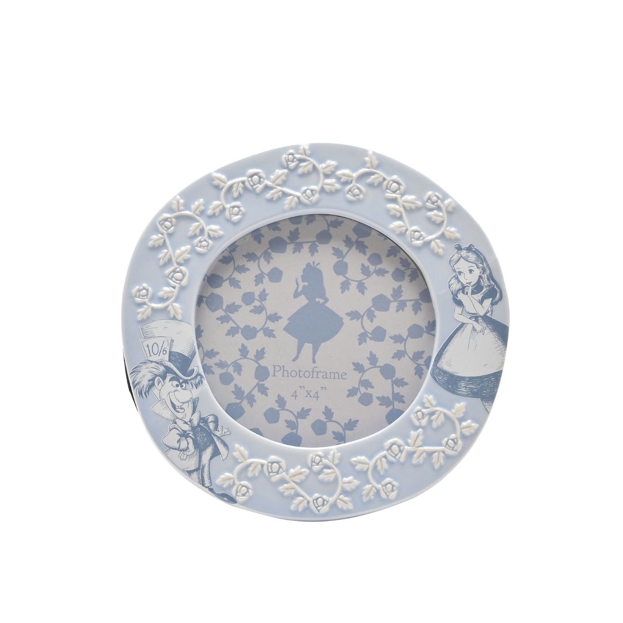 A Disney Alice in Wonderland Round Photo Frame, an officially licensed product that is tailor-made for superfans.