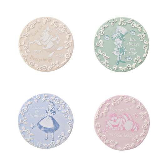 A Disney Alice in Wonderland Set of 4 Coasters, officially licensed products that are tailor-made for superfans.