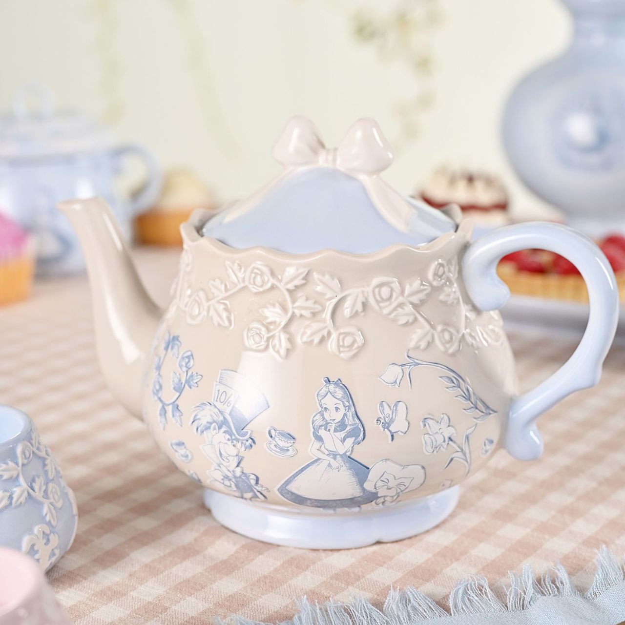 A Disney Alice in Wonderland Tea Pot, an officially licensed product that is tailor-made for superfans.