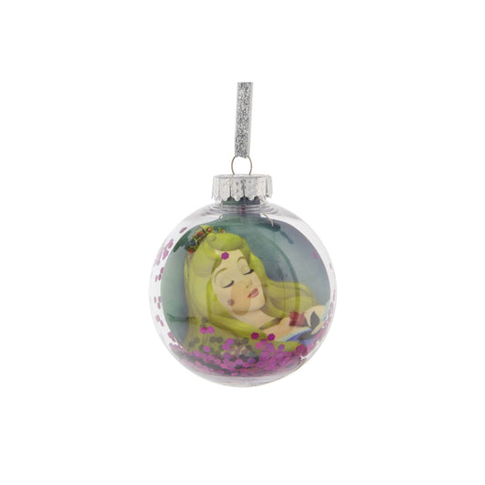 Bring the magic and glamour of the Disney princesses to the festivity with this wonderful 7.5cm pink Sleeping Beauty sequin bauble.