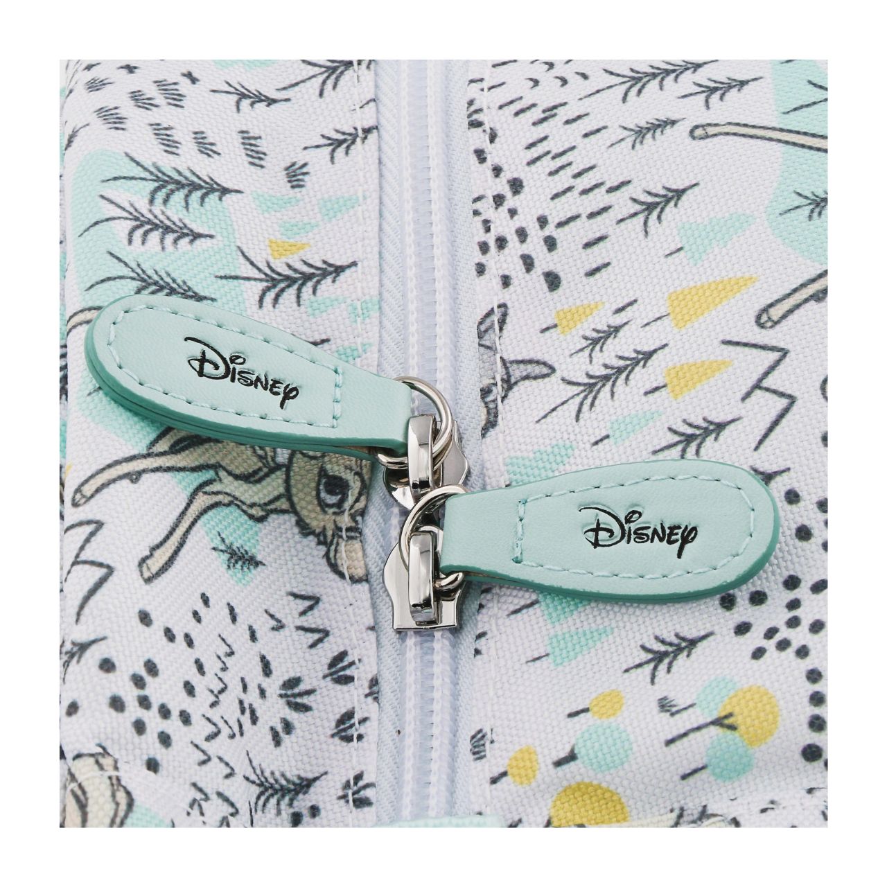 The classic Disney changing bag featuring Bambi, Thumper and Marie is perfect for trips out with or without baby. The gender-neutral backpack features a grab top handle, D-rings to attach to pram and elasticated side pockets for bottles.