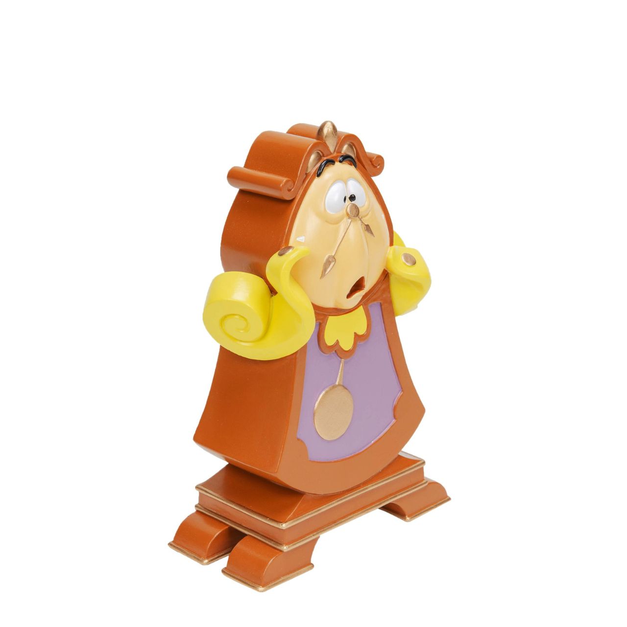 Disney Beauty and the Beast Cogsworth Money Bank  Celebrate your undying love for Disney's ultimate love tale and save for a rainy day with this hand painted Cogsworth money bank. From the Beauty & The Beast Collection - beautiful gifts and collectables to celebrate the tale as old as time.