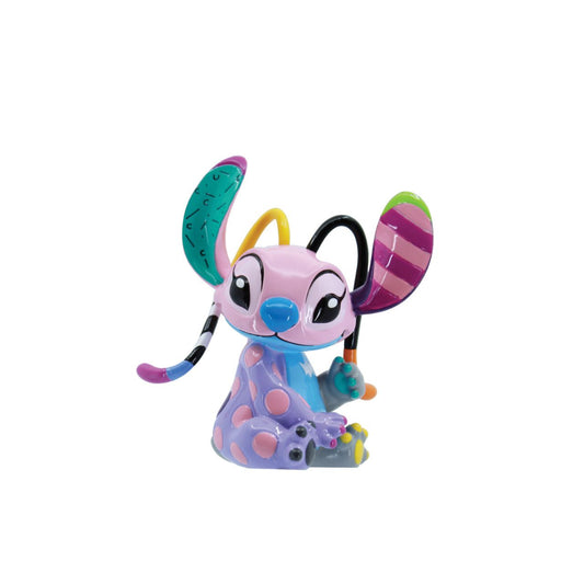 Pop artist Romero Britto reinterprets Angel from Lilo and Stitch in his iconic pop art palette of bright colours and happy hues. Figurine is made from cast stone. Product is supplied in branded Disney gift box. Unique variations should be expected as product is hand painted.