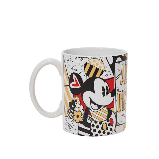 Mickey and Minnie Mouse are always the original couple with touches of red, gold and black and white. This 10oz Midas mug adds a timeless addition to your homeware. This classic Disney mug is dishwasher and microwave safe. Product is supplied in branded gift box.