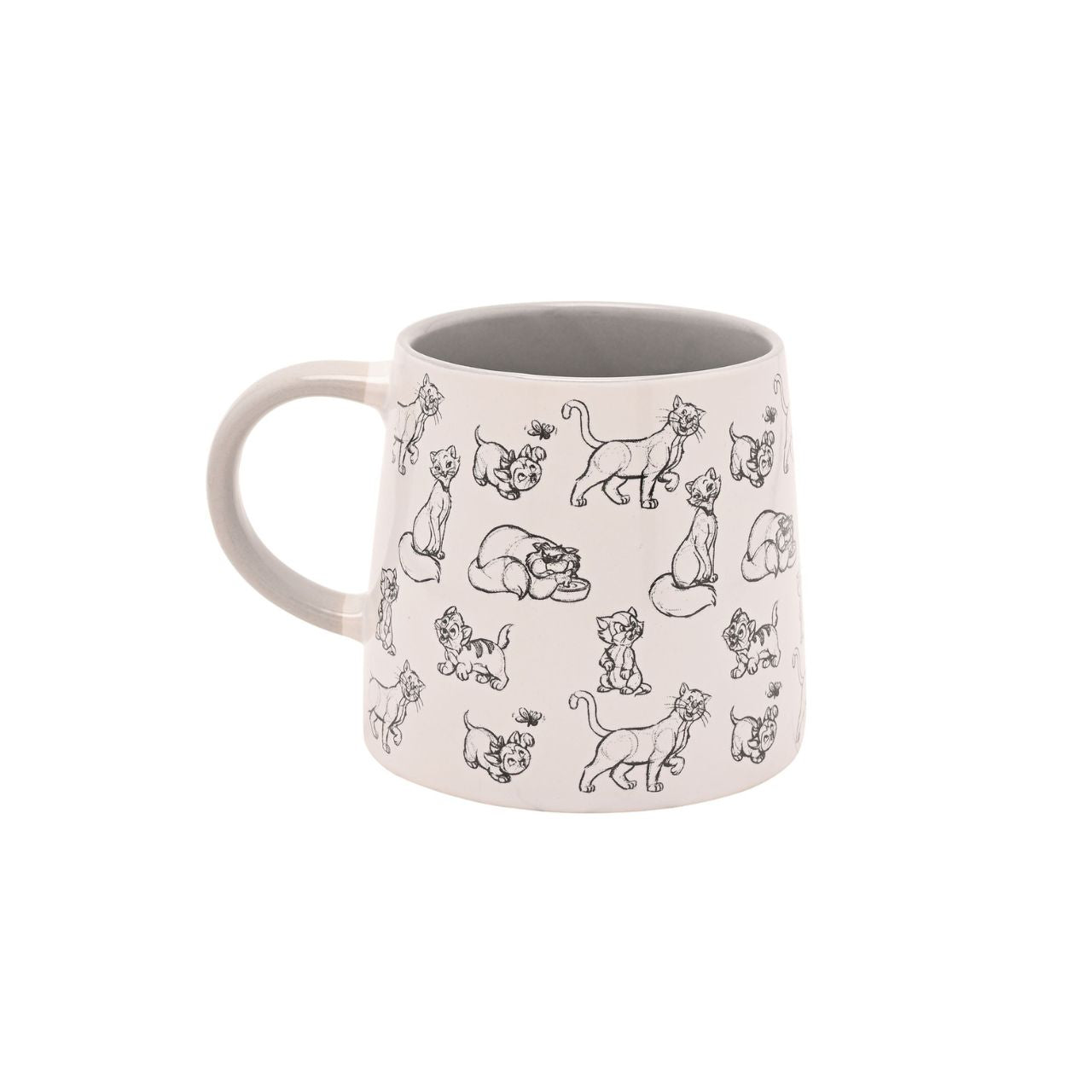Showcase your feline affection with the Disney Cats &amp; Dogs Mug - Home Is Where My Cat Is, a delightful declaration for any cat enthusiast.