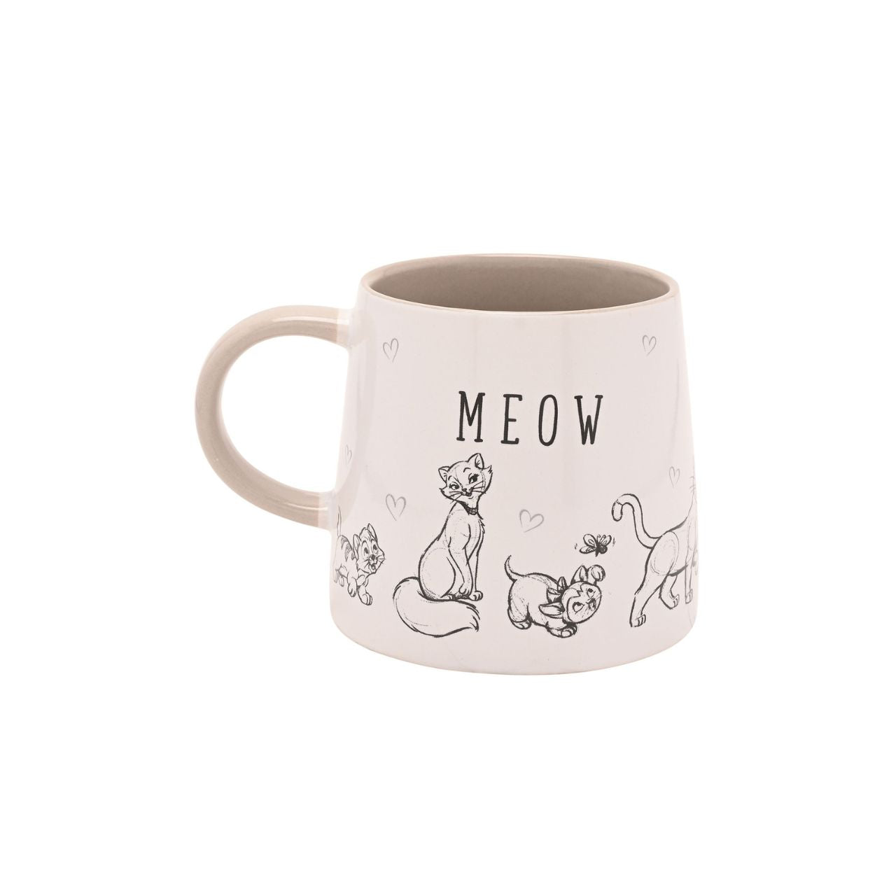 Indulge in your favourite brew with the Disney Cats &amp; Dogs Mug - Meow, a delightful homage to feline friends.