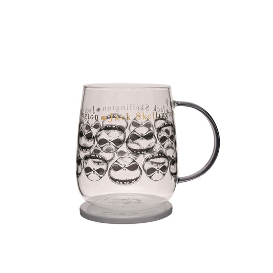 Immerse yourself in the whimsical world of Disney with the Classic Collectable Glass Mug - Nightmare Before Christmas.