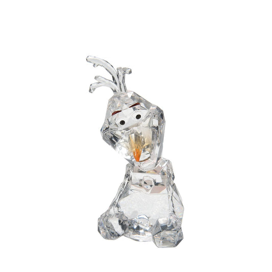 Disney Frozen Olaf Facets  Celebrate your love for Disney with this "gem-cut" acrylic figurine of your favourite Frozen character: Olaf. Olaf is the benevolent enchanted snowman created by Elsa. He can reassemble his body.