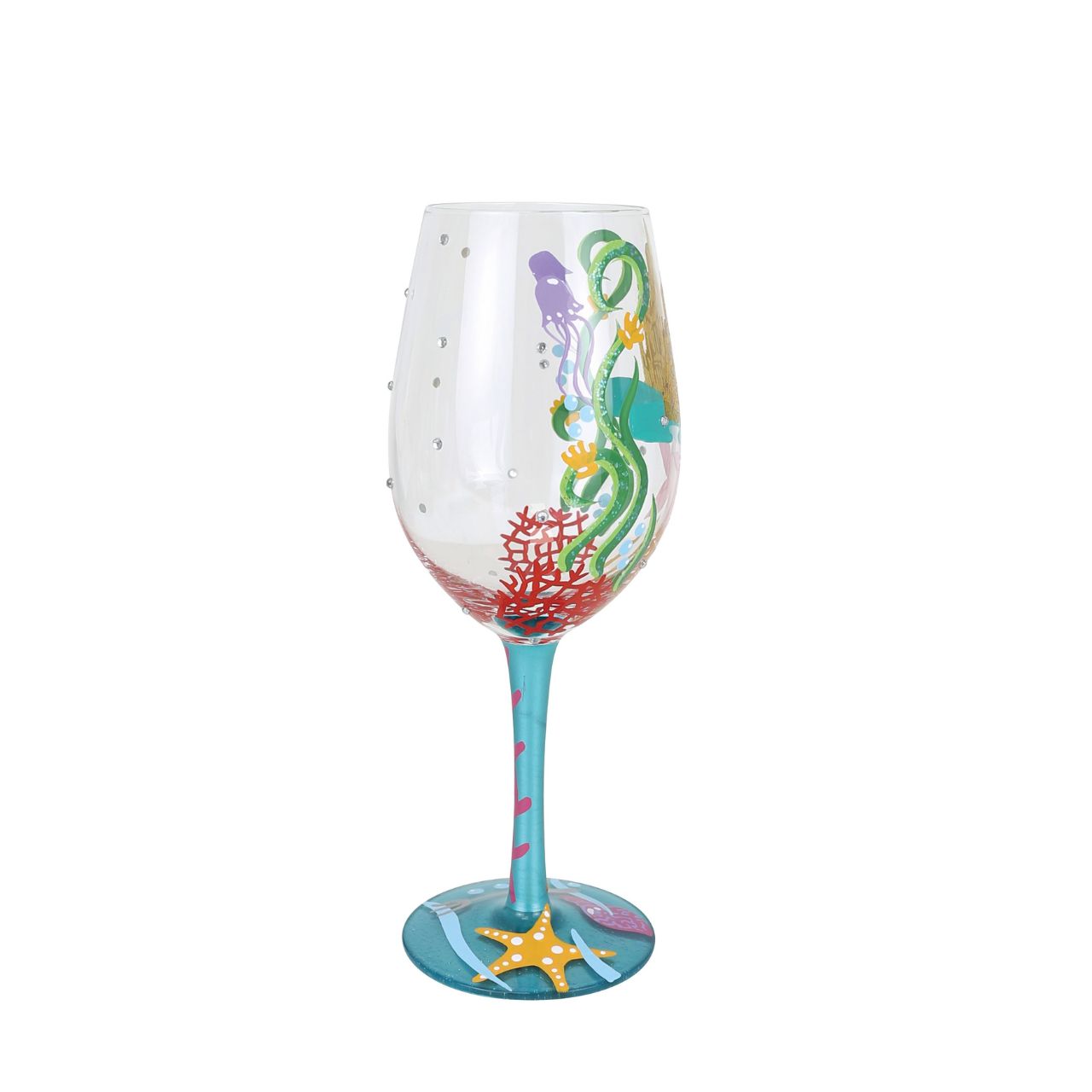 The Princess Ariel Stemmed Glass has a high appeal to Disney adults and collectors. Featuring vibrant and iconic artwork of Princess Ariel this an ideal gift for birthdays, Christmas, bridal showers and all year round gifting.