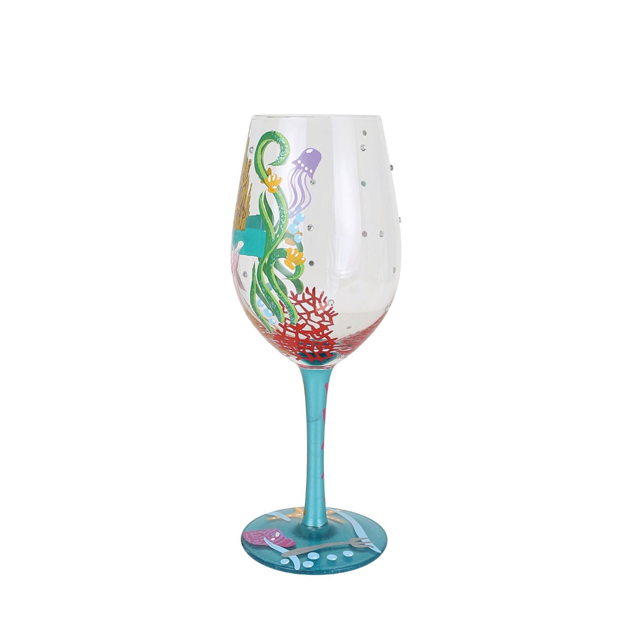 The Princess Ariel Stemmed Glass has a high appeal to Disney adults and collectors. Featuring vibrant and iconic artwork of Princess Ariel this an ideal gift for birthdays, Christmas, bridal showers and all year round gifting.