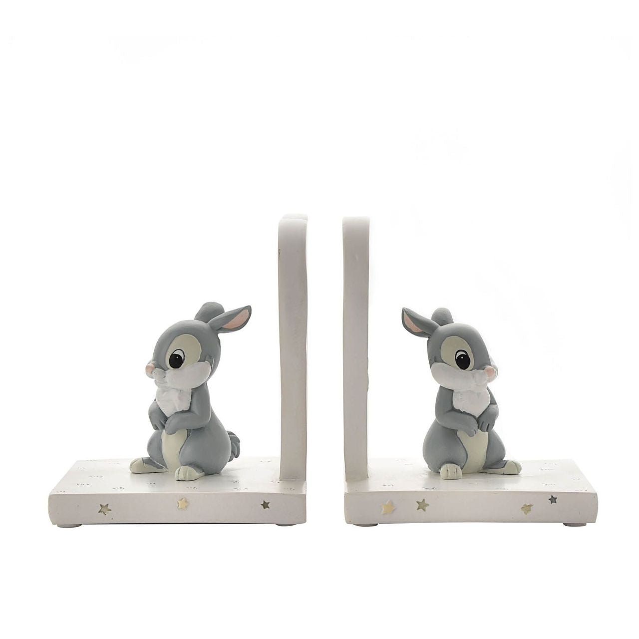 Disney Magical Beginnings 3D Bookends Thumper  A set of 3D Thumper bookends from DISNEY.  This enchanting pair of 3D Thumper bookends from Magical Beginnings brings timeless Disney magic to a child’s nursery or bedroom.