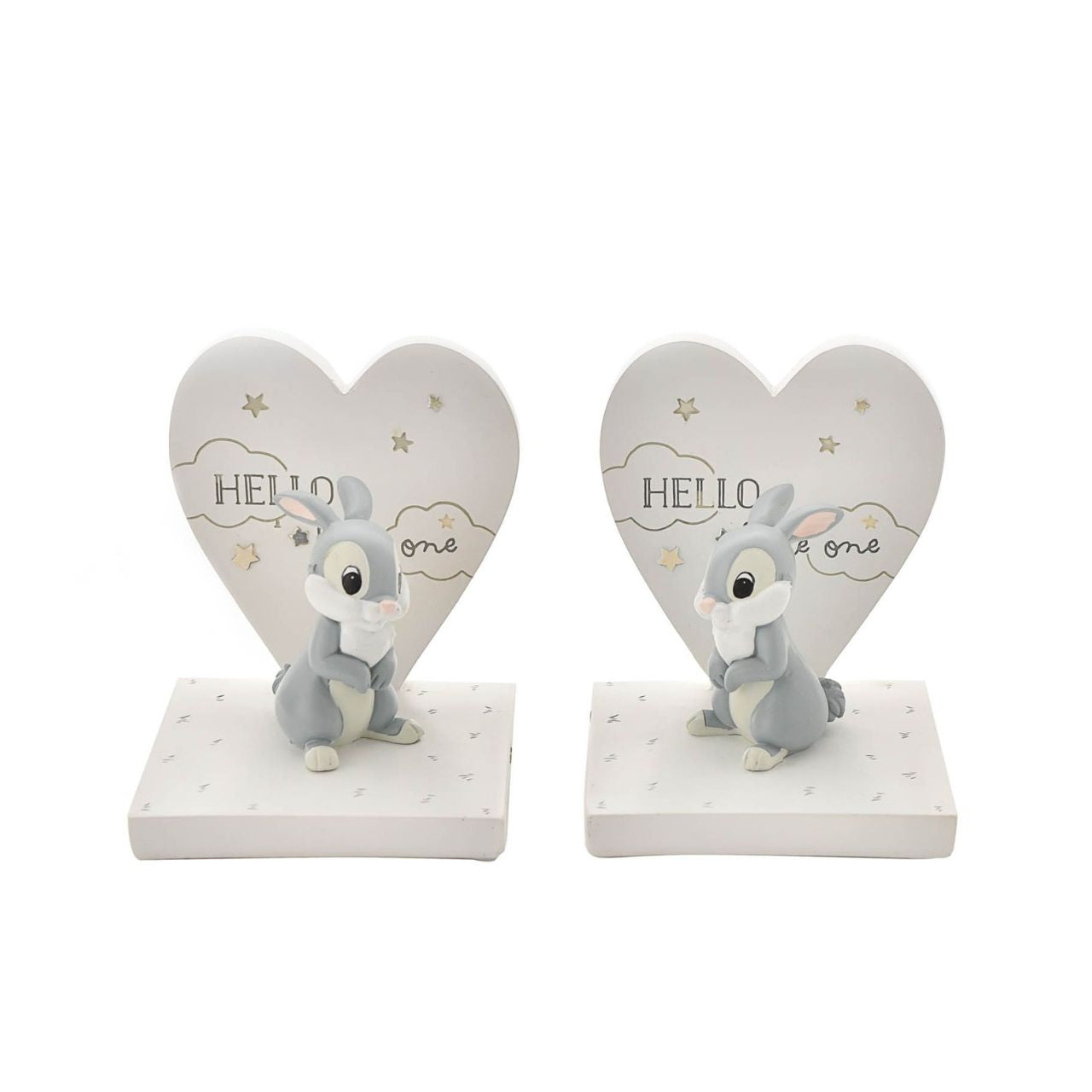 Disney Magical Beginnings 3D Bookends Thumper  A set of 3D Thumper bookends from DISNEY.  This enchanting pair of 3D Thumper bookends from Magical Beginnings brings timeless Disney magic to a child’s nursery or bedroom.