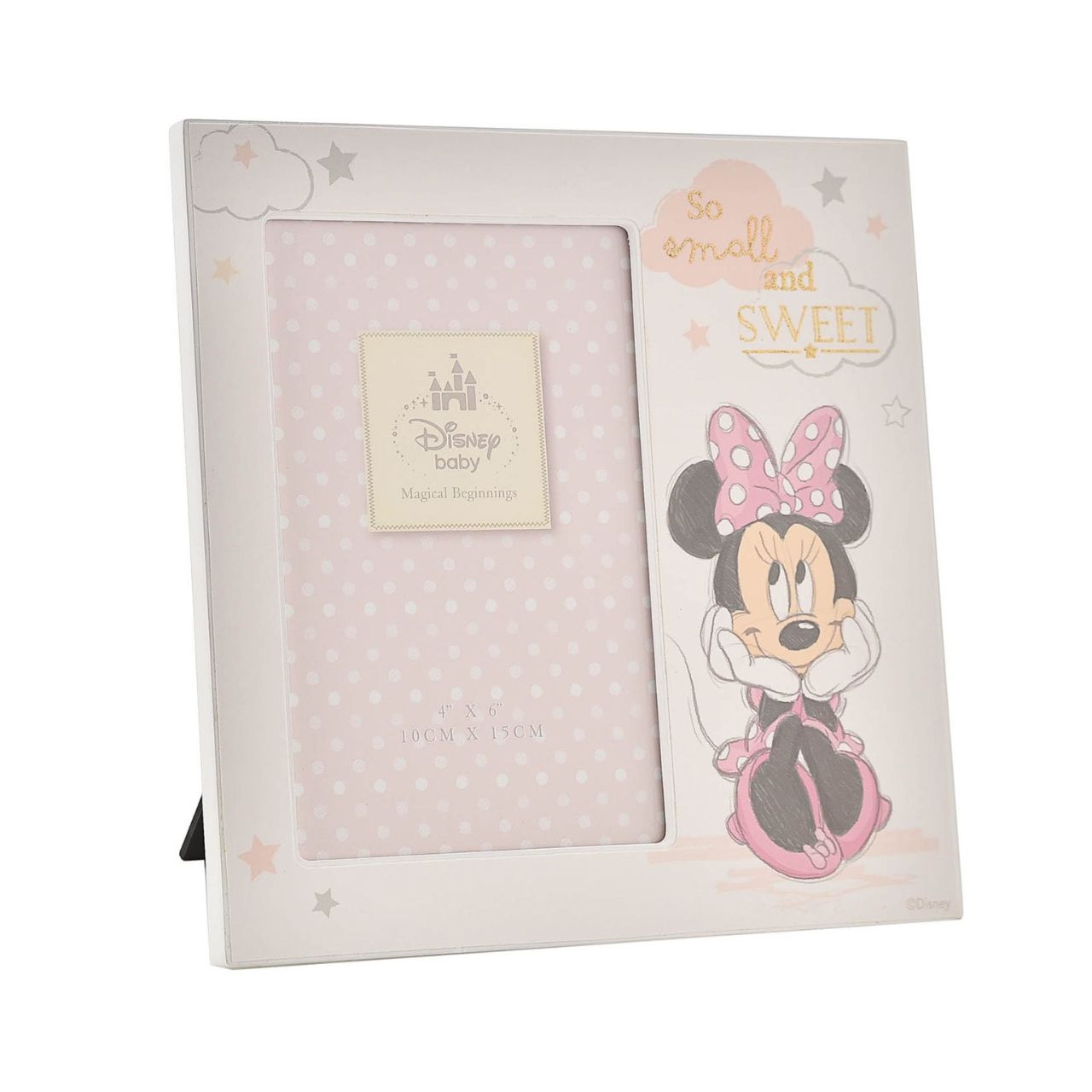 Add a touch of Disney magic to their everyday with a wonderful Minnie Mouse frame from the Magical Beginnings Collection from Disney.