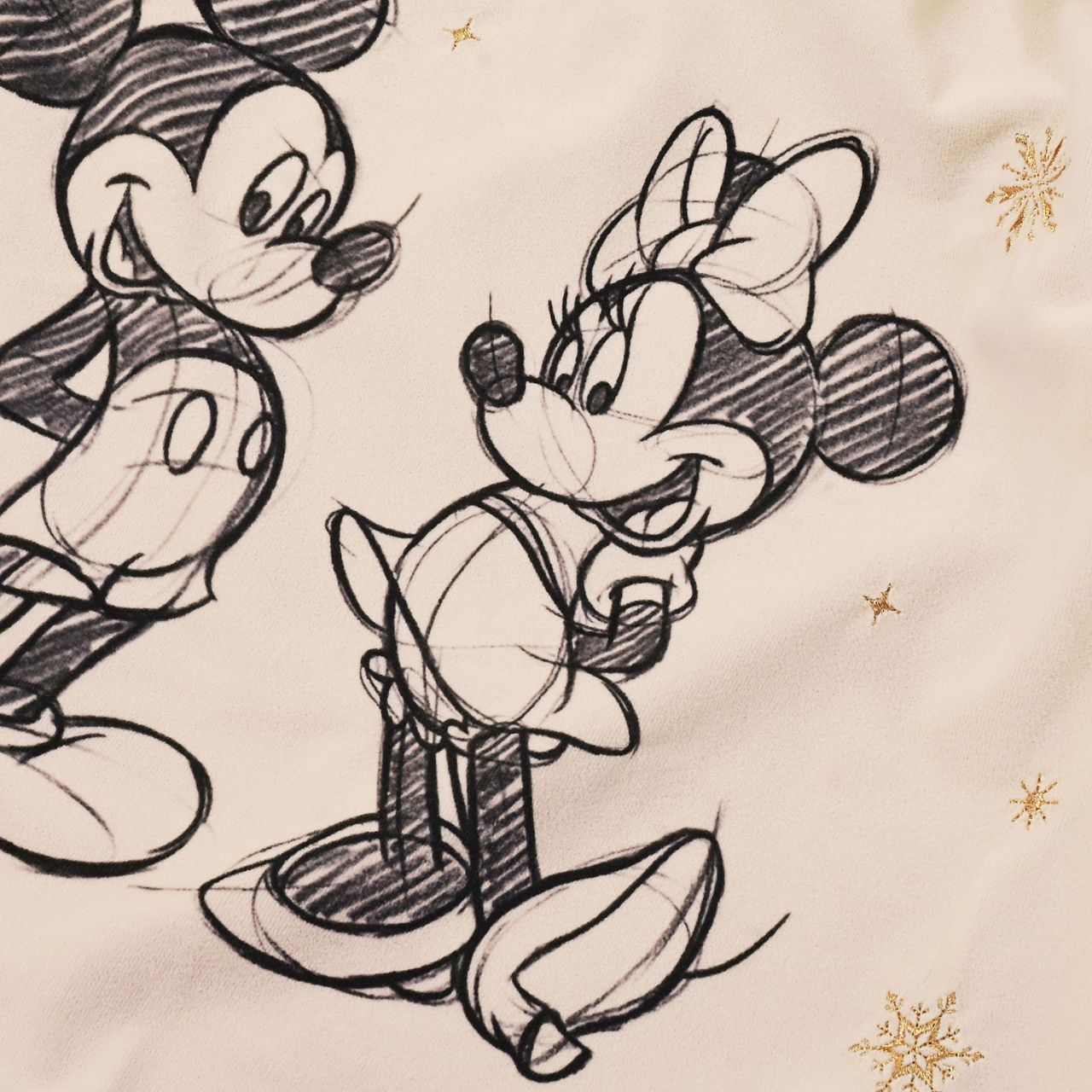 Disney Mickey & Minnie Xmas Sack  This Disney sack features the two most iconic characters, ideal for Disney fans. Make Christmas morning a little more magical by storing their presents in this glitter-detailed sack.