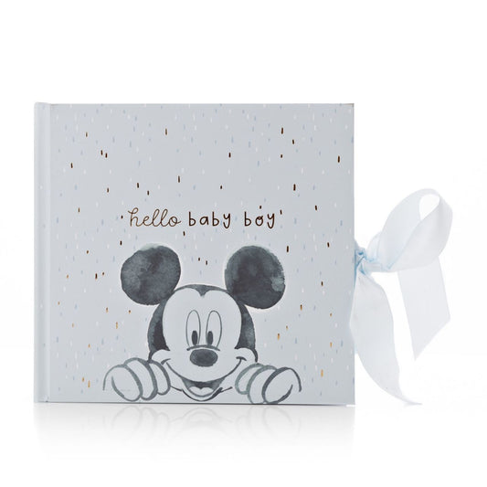 Keep the precious moments shared with your little one alive with this sweet Mickey photo album.  With a timeless blue design, this keepsake makes a great gift for expecting parents.