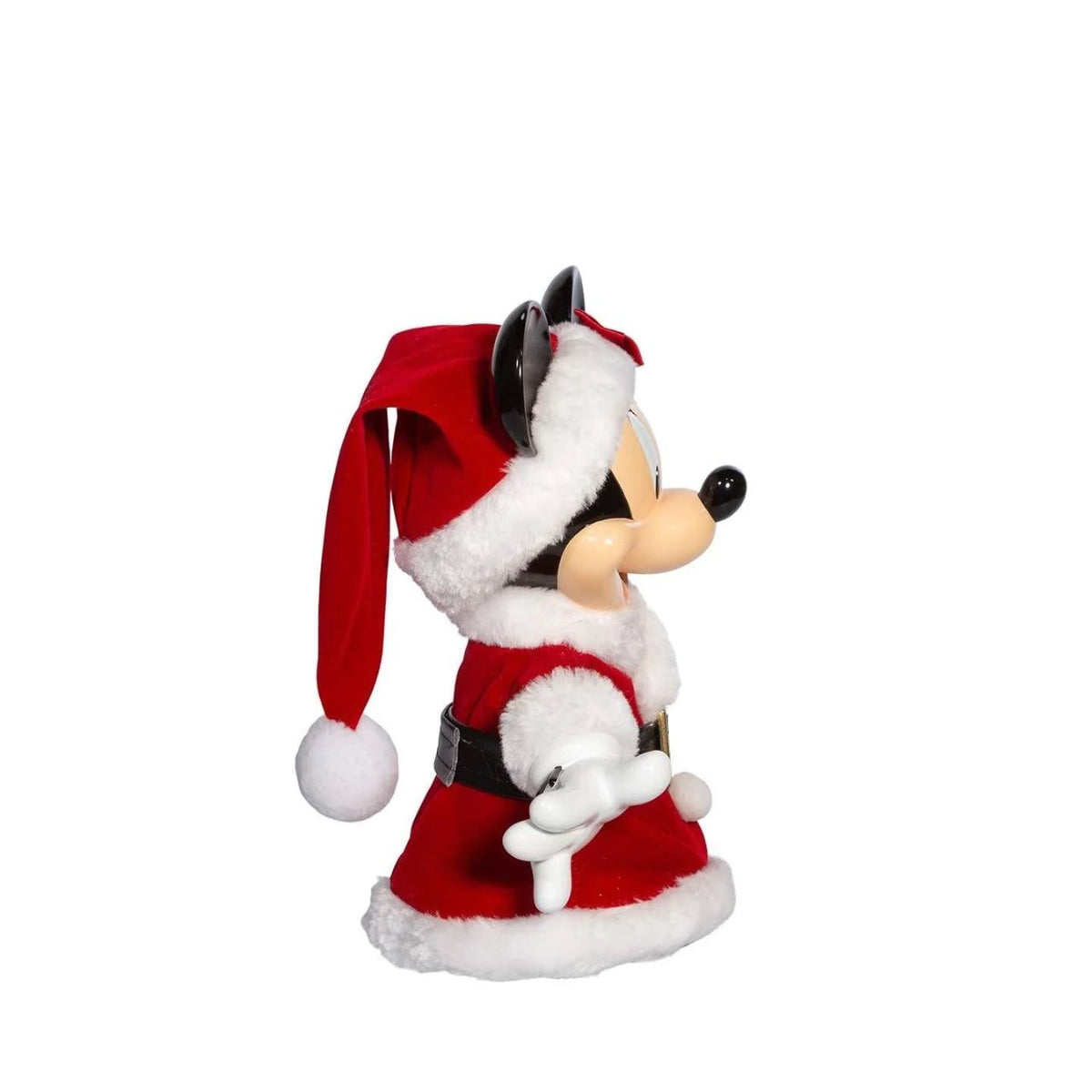 Bring festive cheer to your tree with this delightful Disney Minnie Christmas Tree Topper. Dressed in a cheerful Santa outfit, Minnie Mouse adds magic and warmth to your holiday décor.