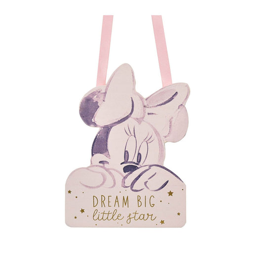 Add a magical Disney touch to their nursery with this adorable Minnie Mouse plaque.