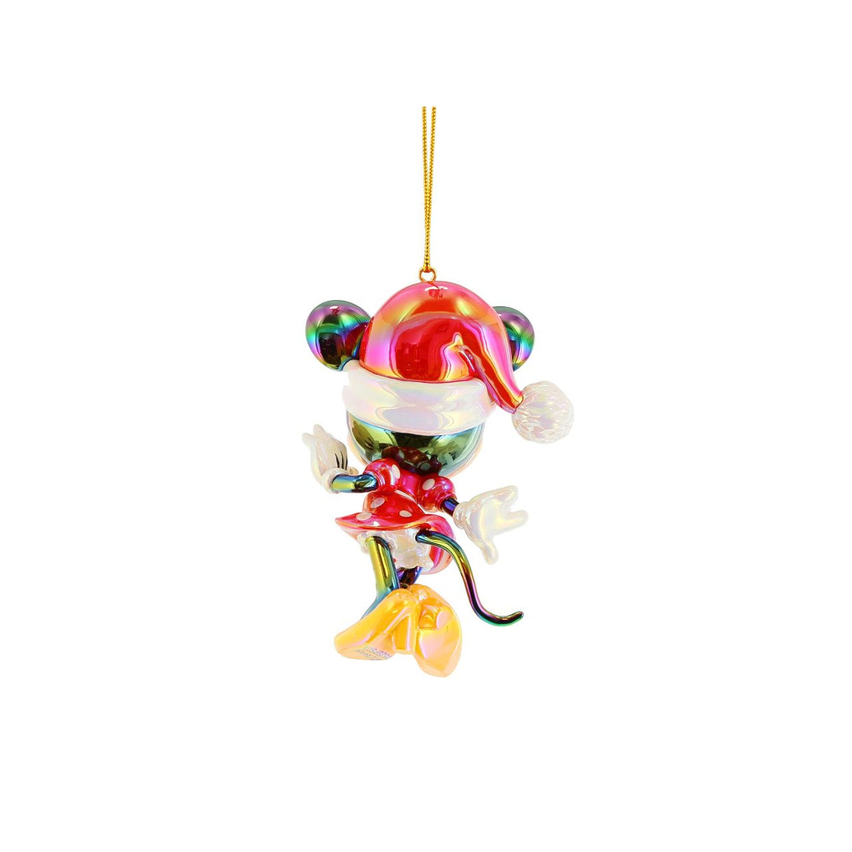 Bring instant Disney magic to your Christmas tree with this charming Minnie Mouse hanging ornament.