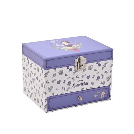 This enchanting jewellery box, adorned with a floral pattern, is a perfect spot for storing treasured trinkets. With a drawer for small keepsakes and a cheery tune that plays when opened, its an ideal gift for Disney princess enthusiasts of all ages.