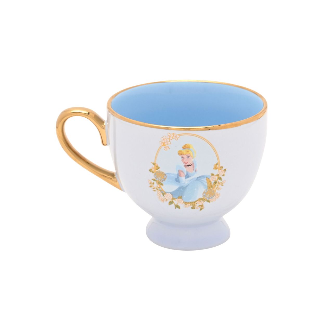 Create a royal tea experience with the Disney Pastel Princess Tea Cup & Saucer - Cinderella.
