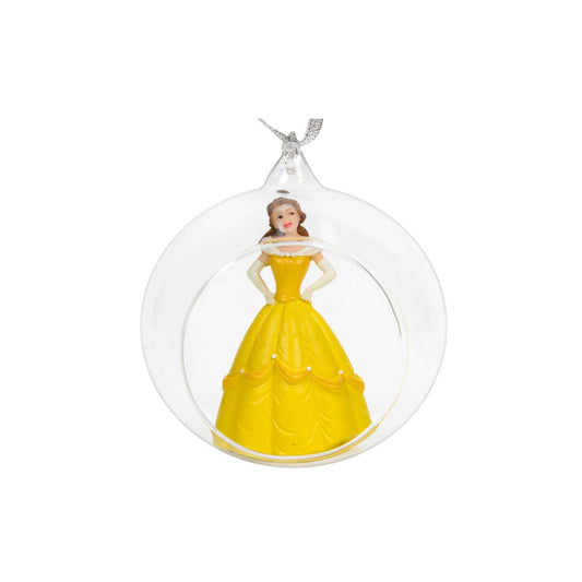 Disney Princess Belle 3D Bauble  Bring some Disney magic to your Christmas tree with this collectable Beauty & The Beast hanging decoration.