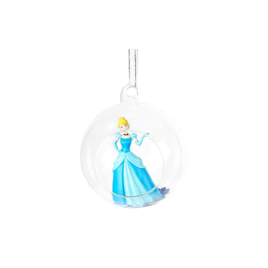 Disney Princess Cinderella 3D Bauble  Bring some Disney magic to your Christmas tree with this collectable Cinderella hanging decoration. From the Disney Princess Christmas Collection.
