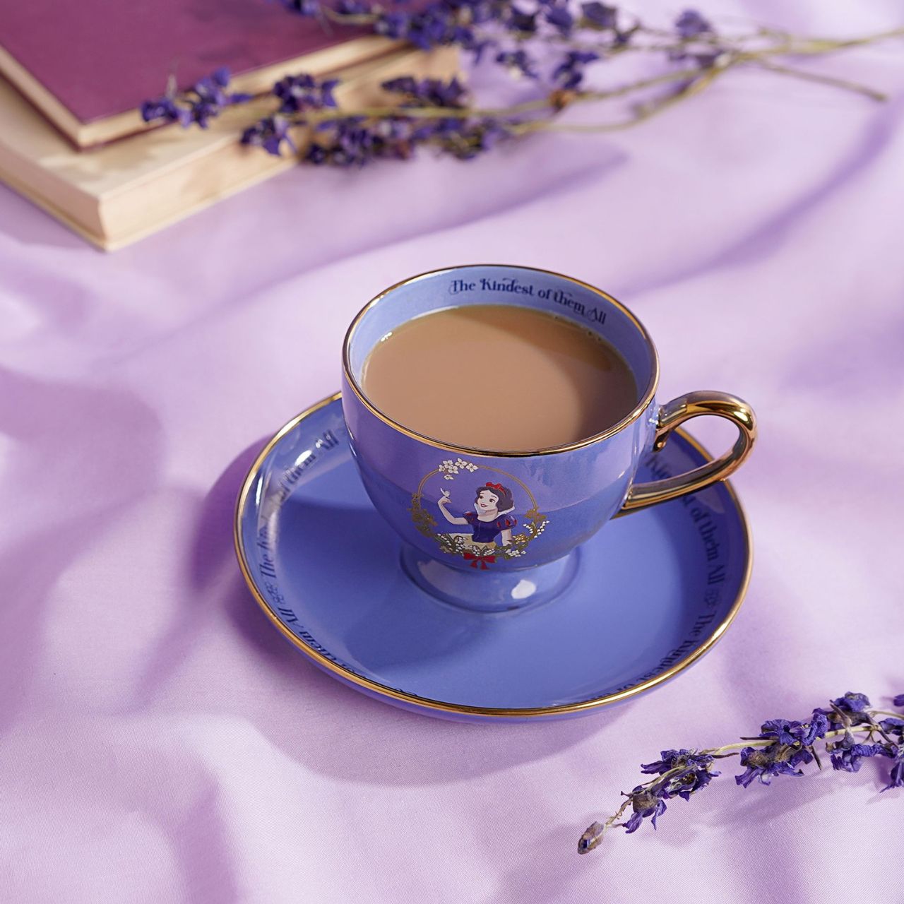 Create a royal tea experience with the Disney Pastel Princess Tea Cup &amp; Saucer - Snow White.