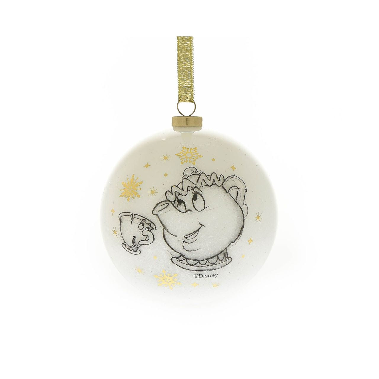 An ideal Christmas tree decoration for any Disney fanatics, this set of 12 Beauty and the Beast themed glitter baubles would be an amazing gift idea this holiday season.