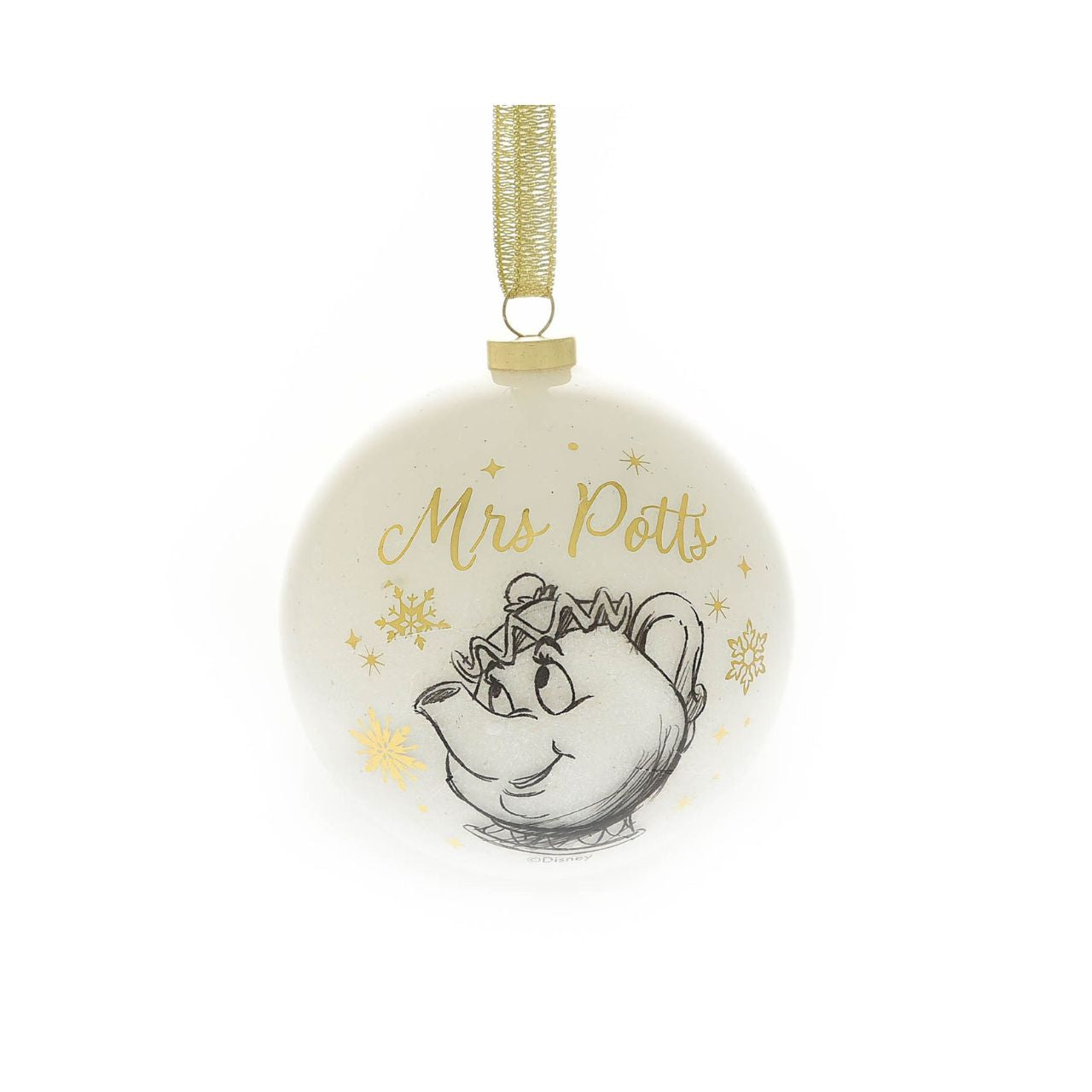 An ideal Christmas tree decoration for any Disney fanatics, this set of 12 Beauty and the Beast themed glitter baubles would be an amazing gift idea this holiday season.