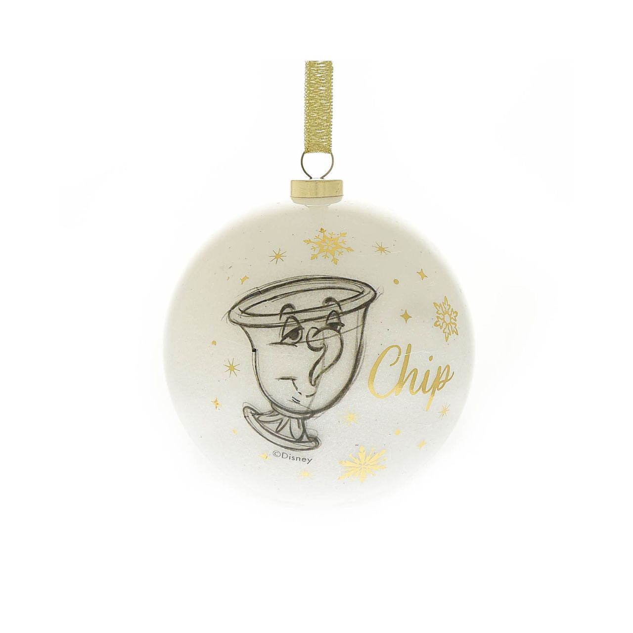 An ideal Christmas tree decoration for any Disney fanatics, this set of 12 Beauty and the Beast themed glitter baubles would be an amazing gift idea this holiday season.