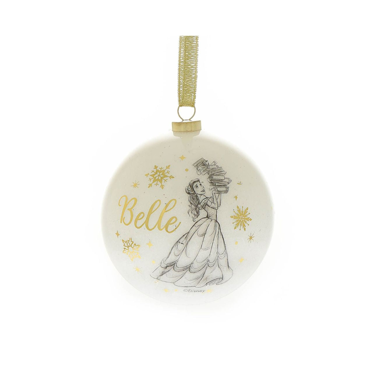 An ideal Christmas tree decoration for any Disney fanatics, this set of 12 Beauty and the Beast themed glitter baubles would be an amazing gift idea this holiday season.