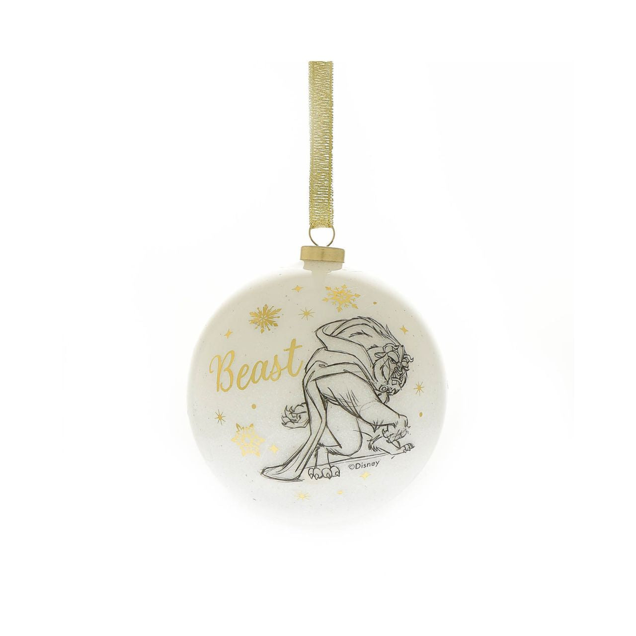 An ideal Christmas tree decoration for any Disney fanatics, this set of 12 Beauty and the Beast themed glitter baubles would be an amazing gift idea this holiday season.