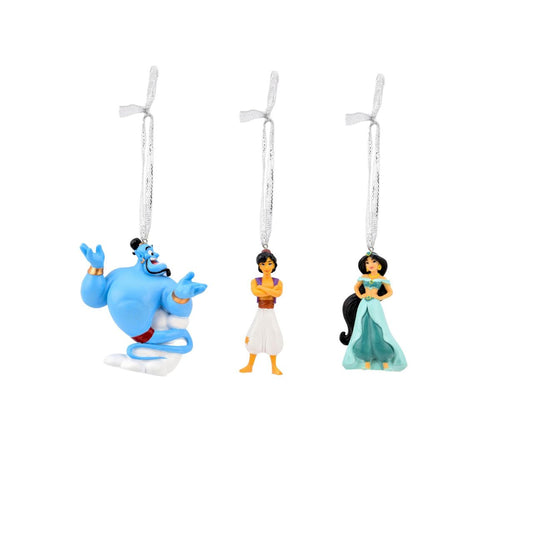 Bring some Disney magic to your home this Christmas. With Aladdin, Jasmine, and Genie figurines, these characterful ornaments are sure to make any tree a little more special this year.