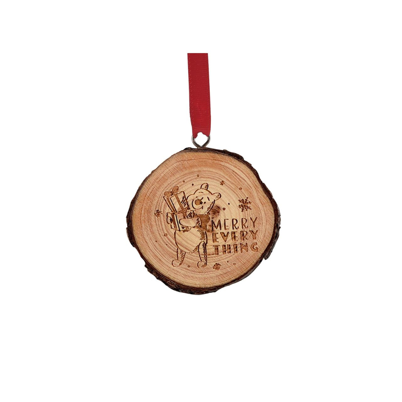 Disney Set of 4 Winnie the Pooh Wooden Decorations  These rustic style Winnie the Pooh wooden decorations would bring something cosy and wholesome to any tree this year. With festive illustrations and heart-warming quotes, these would be perfect gift options for Disney fans.