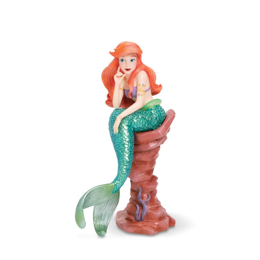 Disney Showcase celebrates the confidence, glamour, and inspiring stories of your favourite Disney Princess in a unique and empowering collection that reminds us all, dreams really do come true. The Little Mermaid figurine is made from cast stone.