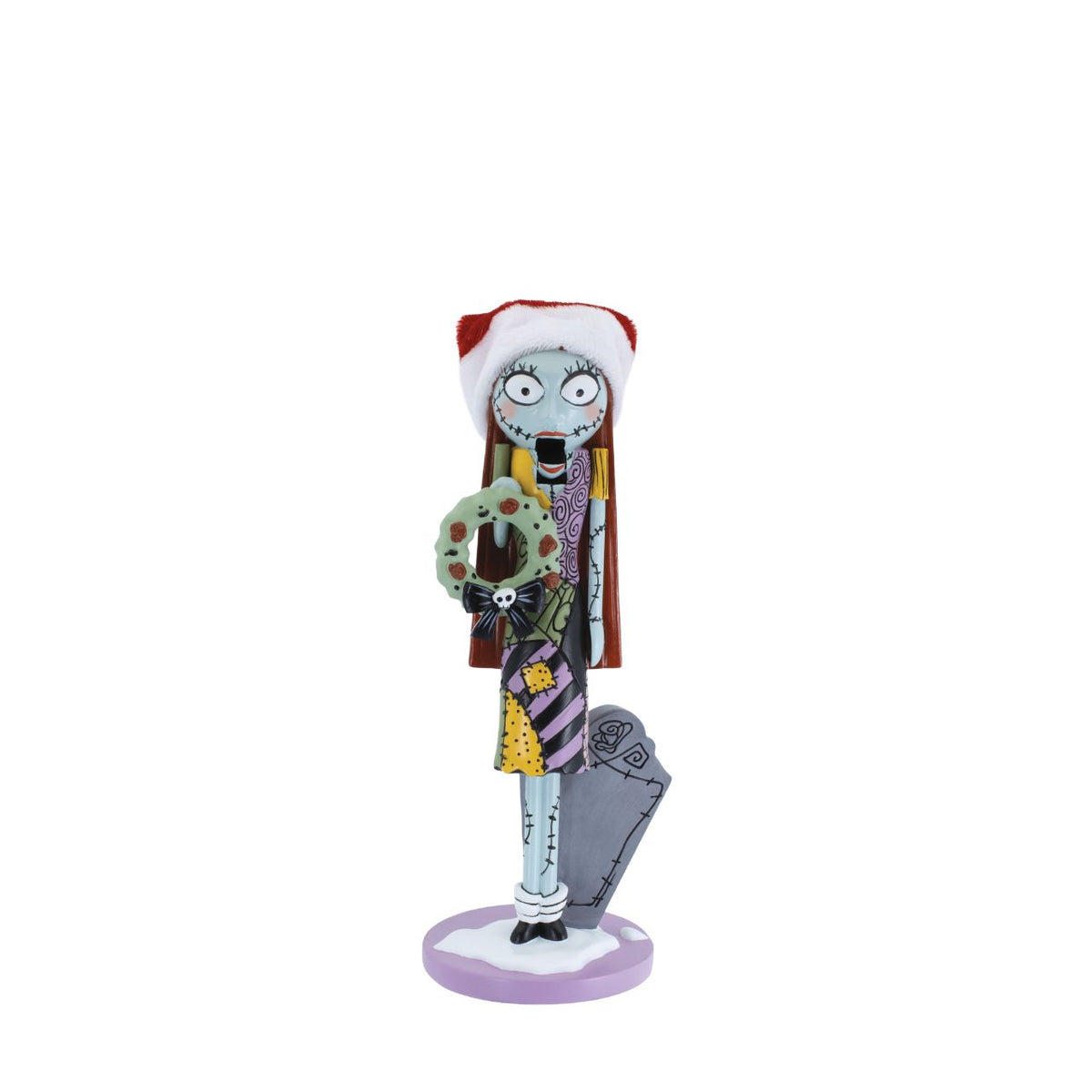 Crack open the holidays with a spooky twist. This Nightmare Before Christmas decorative nutcracker design blends festive tradition with Tim Burton inspired flair, featuring iconic Sally reimagined for a delightfully dark seasonal decor and gift giving.