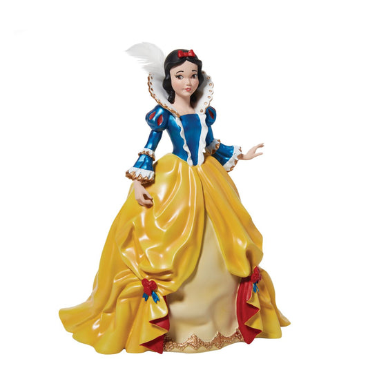 Disney Snow White Rococo Figurine  Snow White Rococo Figurine. The Snow White figurine is made from cast stone. Each piece is hand painted and slight colour variations are to be expected which makes each piece unique. Supplied in branded gift box. Not a toy or children's product. Intended for adults only.