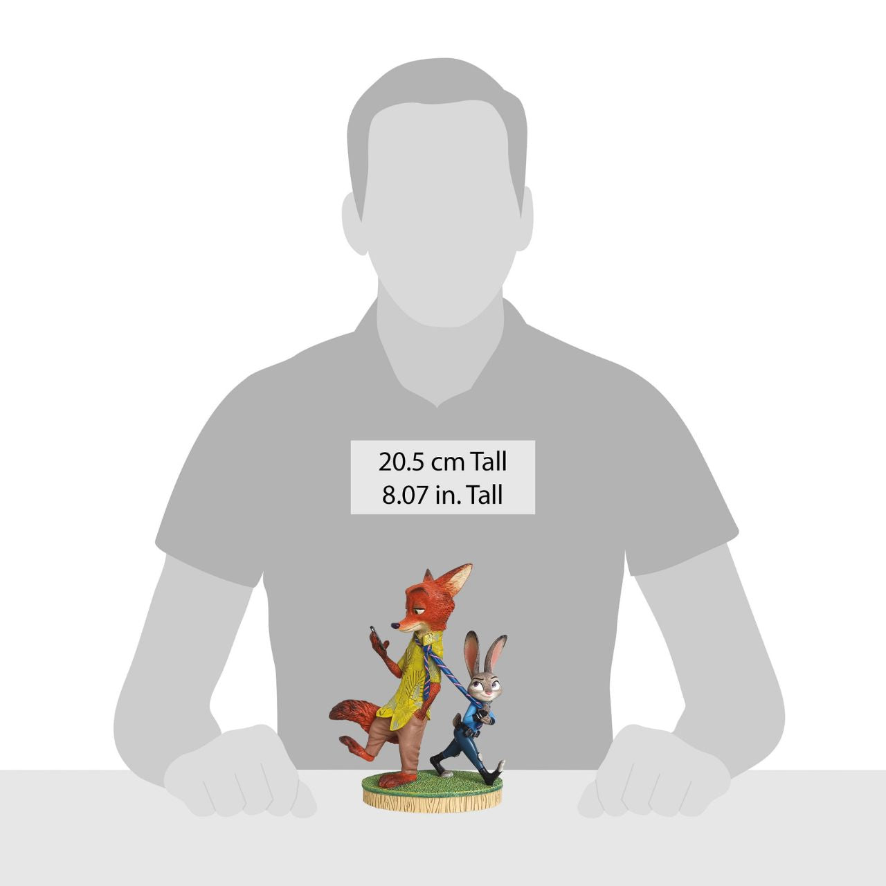 Based on the main characters from 2016's 'Zootopia', Nick Savage and Judy Hopps are here to save the day. 2026 celebrates the 10th anniversary of this iconic film and what better way to show this dynamic friendship between two completely different individuals, than with this highly-detailed figurine.