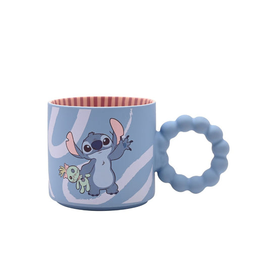 The Disney Stitch Ceramic Mug - Stitch is a delightful gift for fans of Lilo & Stitch, ideal for birthdays or brightening someone's day.