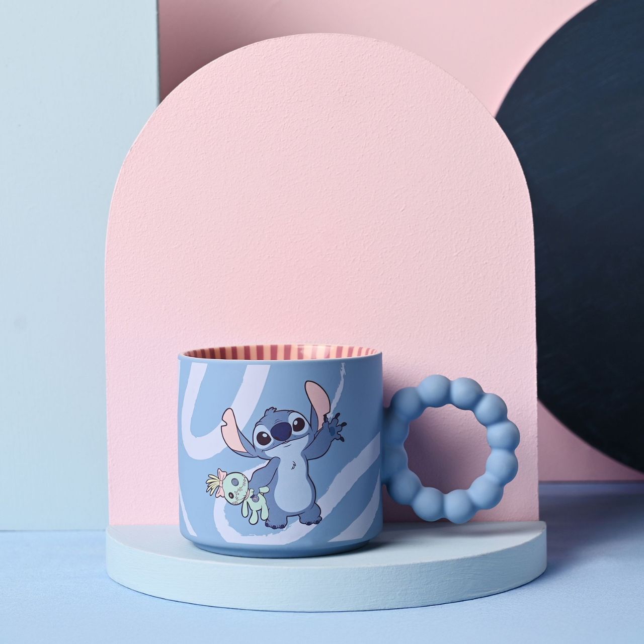 The Disney Stitch Ceramic Mug - Stitch is a delightful gift for fans of Lilo & Stitch, ideal for birthdays or brightening someone's day.