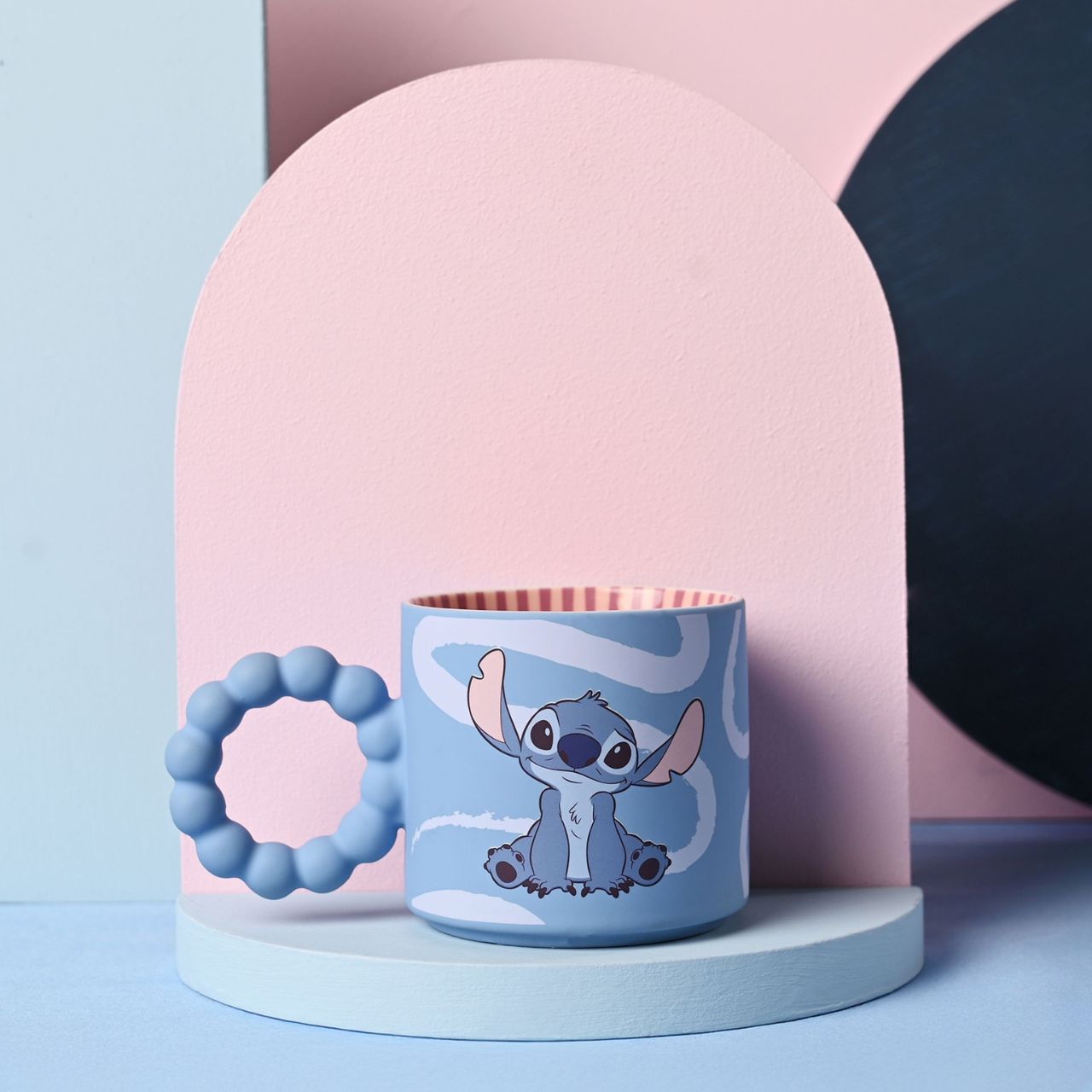 The Disney Stitch Ceramic Mug - Stitch is a delightful gift for fans of Lilo & Stitch, ideal for birthdays or brightening someone's day.