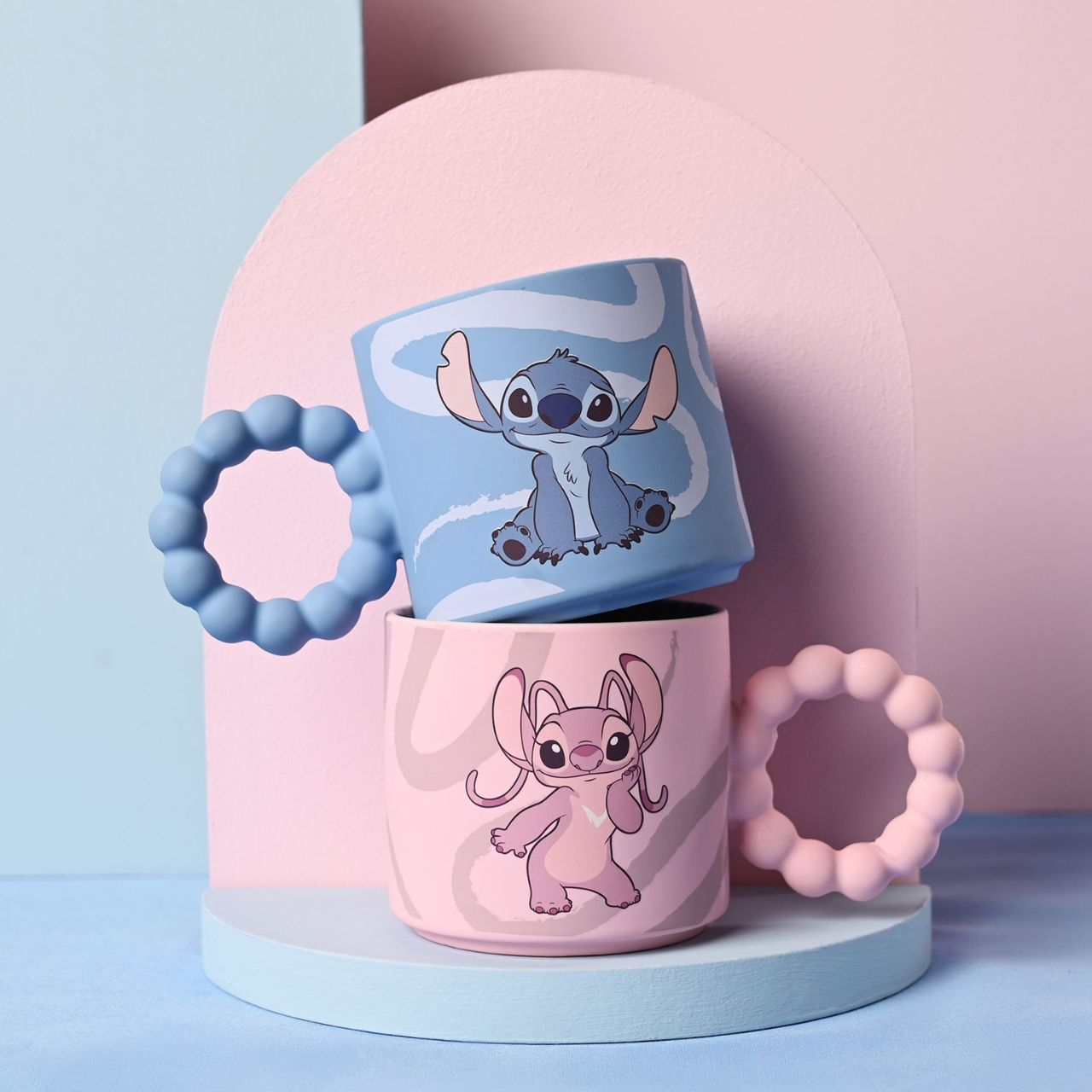 The Disney Stitch Ceramic Mug - Stitch is a delightful gift for fans of Lilo & Stitch, ideal for birthdays or brightening someone's day.