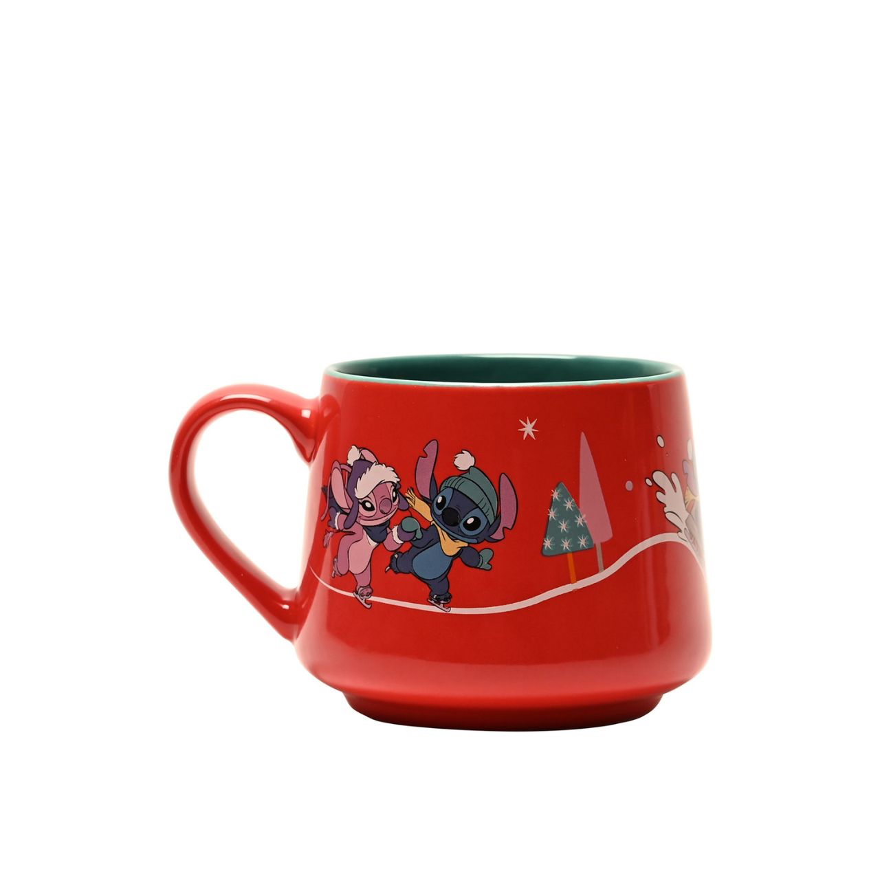 Disney Stitch Christmas Mug "Merry Everything"  A Merry Everything Stitch mug by DISNEY.  This colourful festive mug is brimming with festive cheer for Disney fans.