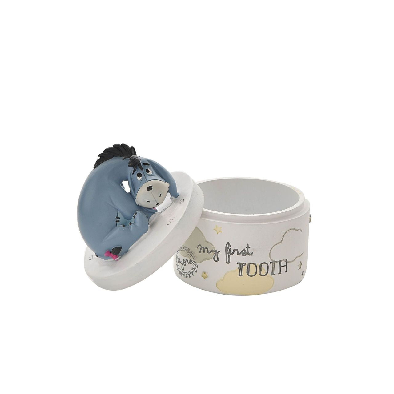 This set of moulded Winnie the Pooh tooth and curl boxes from Magical Beginnings create a beloved keepsake with an extra sprinkling of timeless Disney magic.