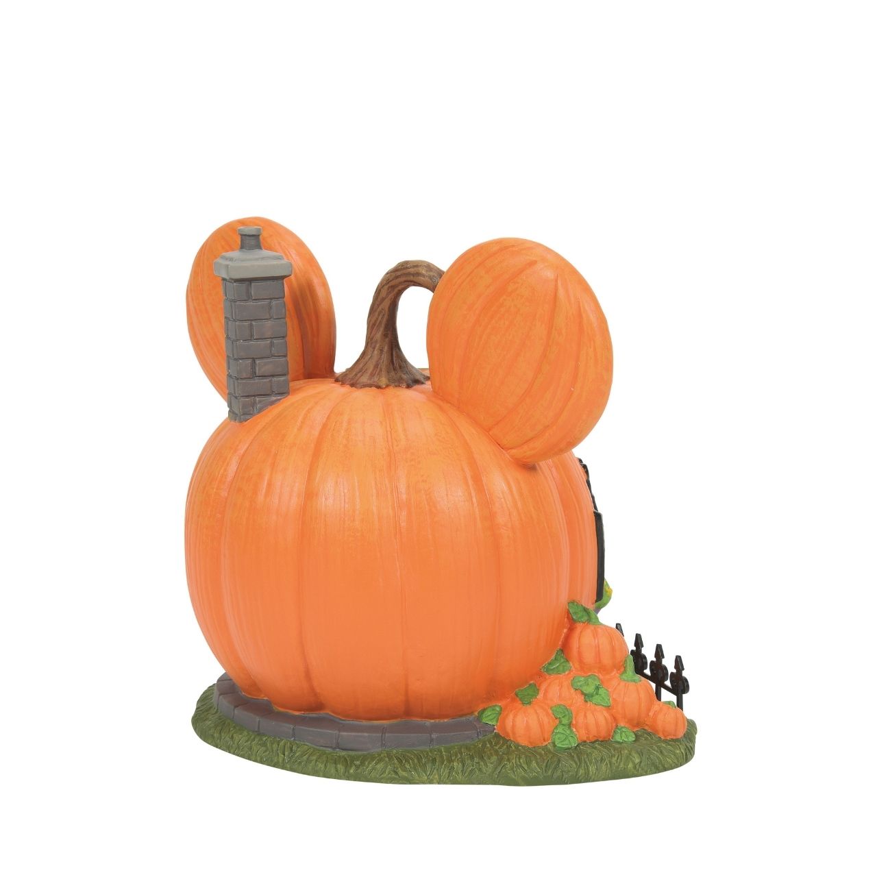 All decked out for the fall, "Mickey's Pumpkintown House" is ready for trick-or-treaters to visit. With pumpkins in the yard, and his name over the door, Mickey is ready for the big night.