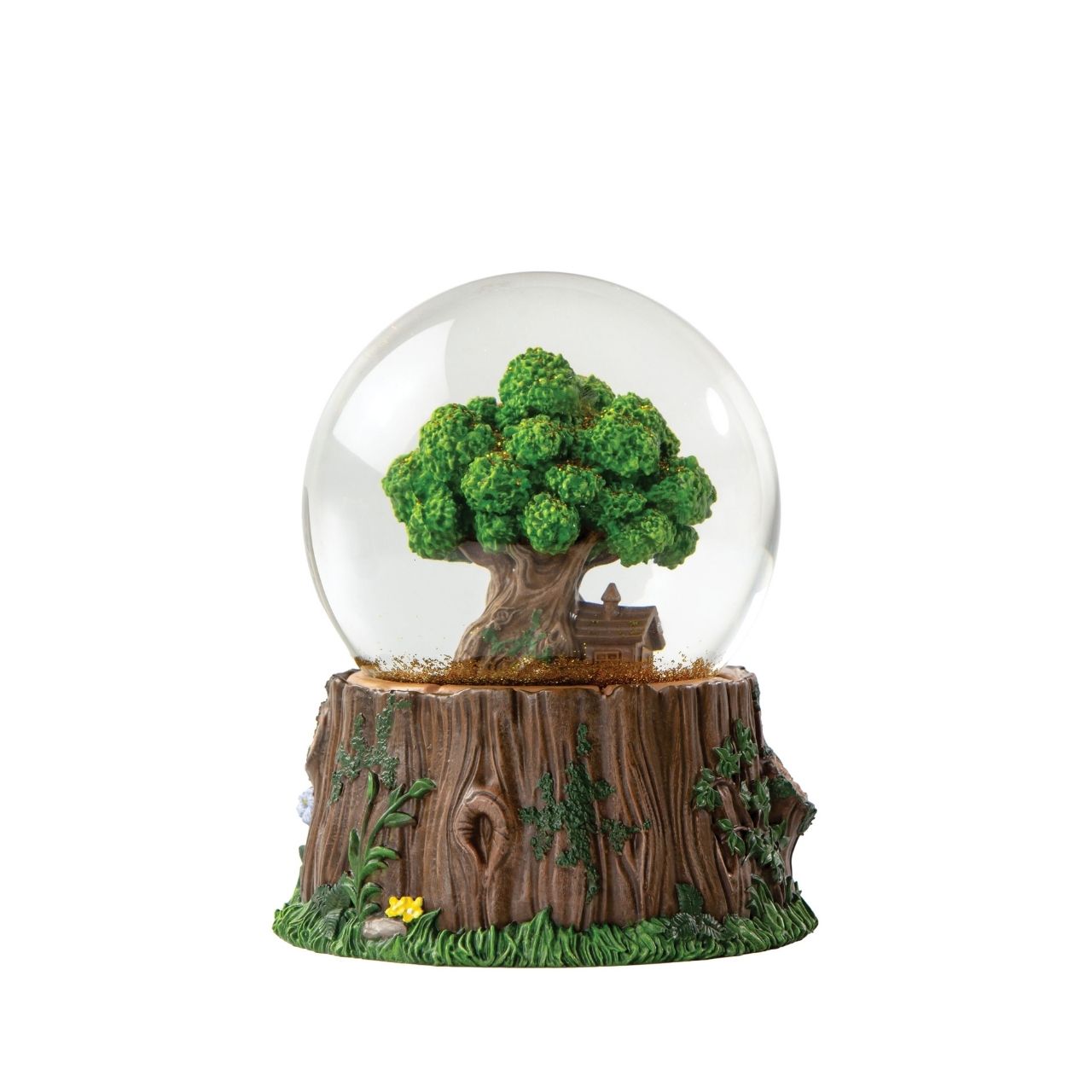 Winnie the Pooh 100th Anniversary Waterball featuring Pooh and Friends sculpted on the base and Tree House element inside.