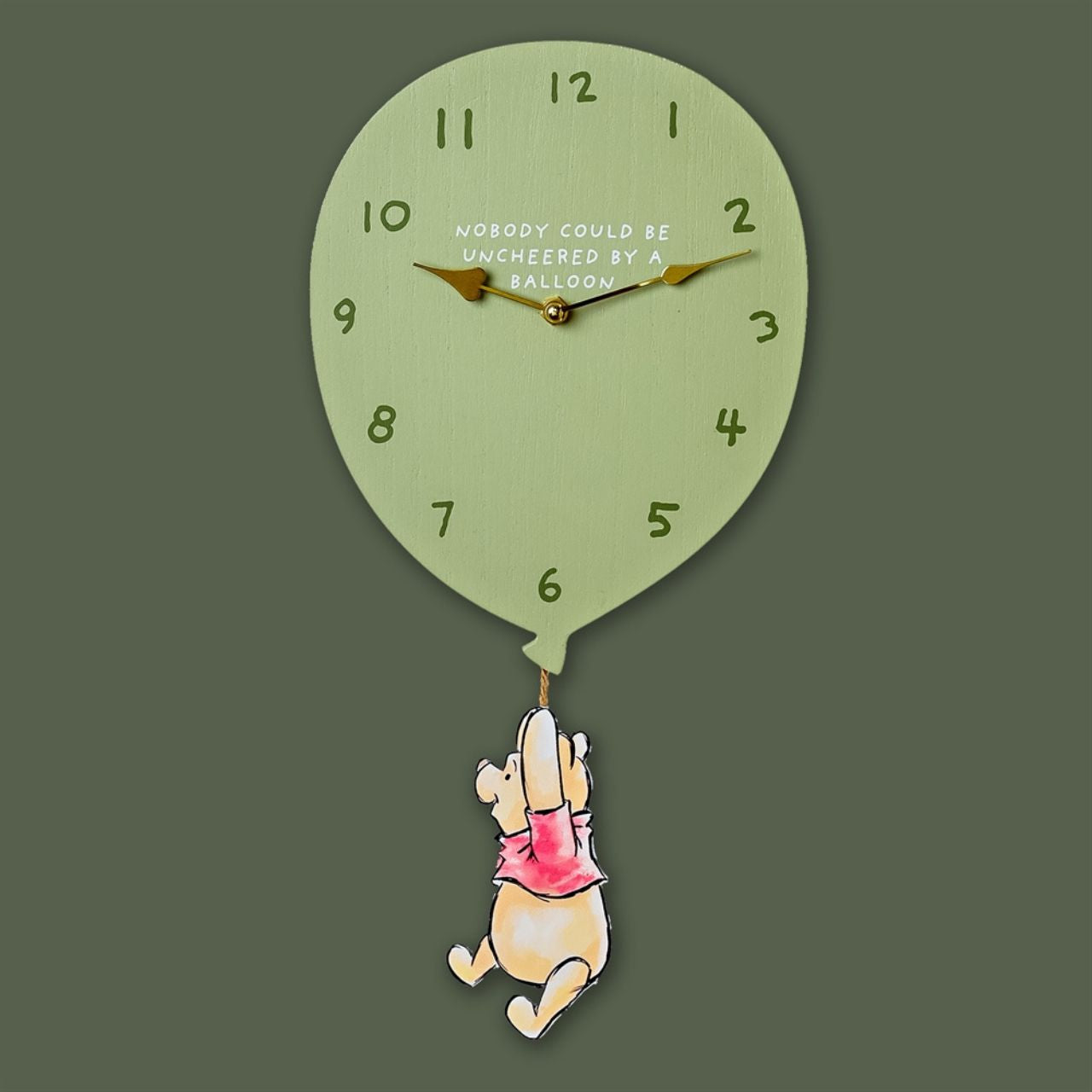 Add a touch of whimsy to your walls with this delightful Disney Winnie The Pooh Balloon Wall Clock from DISNEY.