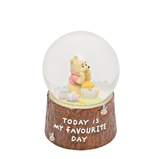Immerse yourself in the world of Winnie the Pooh with our delightful Winnie the Pooh Waterball.  Featuring a cheerful Winnie the Pooh, with wording “Today Is My Favourite Day” on the base.