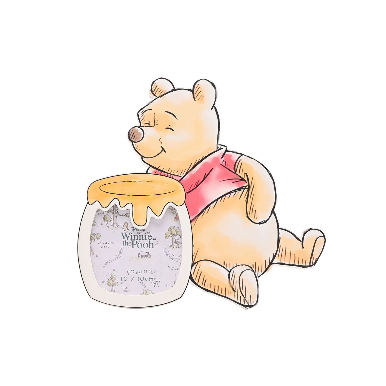 Capture precious memories with this delightful Disney Winnie The Pooh Shaped Photo Frame from DISNEY.