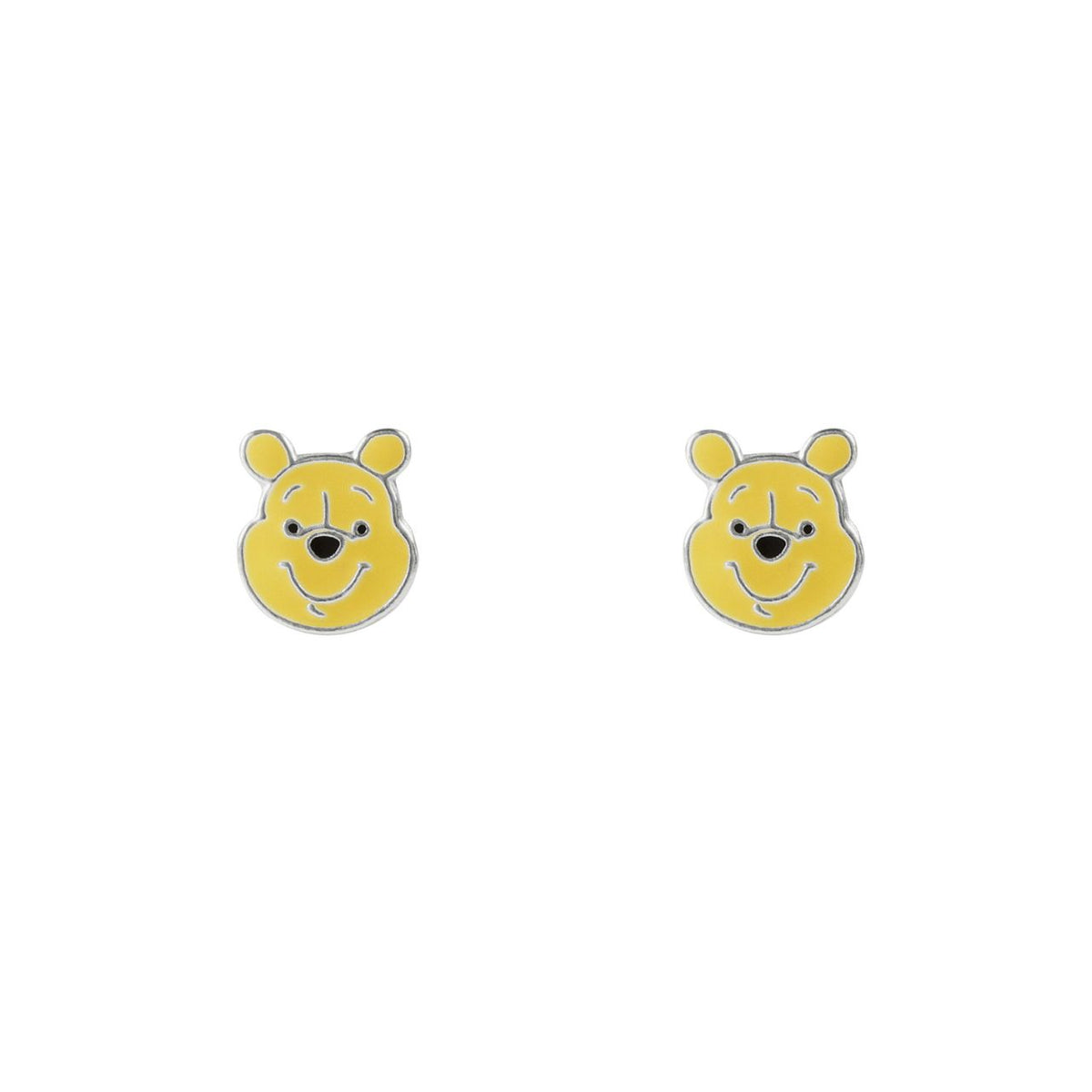 Delight young Disney fans with these charming Winnie the Pooh Sterling Silver Earrings. Crafted from quality sterling silver, these stud earrings feature the beloved honey-loving bear character, making them a perfect gift for children who adore the Hundred Acre Wood adventures.